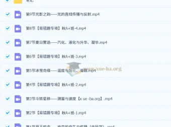 2024 – 2025 2026届初中物理：初二物理培训班（24年秋上·全国通用版·A+班） – 刘怡
