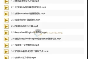 韩先超：K8s高可用集群部署之银行电子商城实战课程
