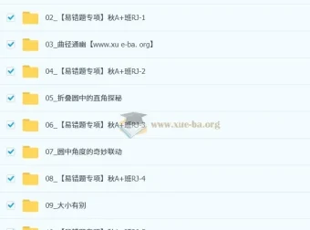 陈丽 2025 – 2026 初三秋上初中数学数理思维自主学习·RJ·A+（1期）课程