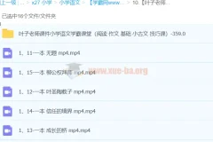 叶子老师小学语文学霸课堂