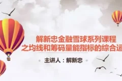 解新忠《职业操盘手筹码技术》课程