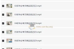 初中语文文言文超级记忆法课程