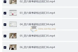 程思斐：四六级考研包过词汇1250个