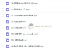 2025高三高考地理：张艳平全年一轮二轮课程（暑假、秋季、寒假、春季）