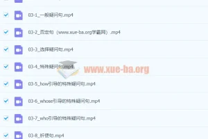 零基础英语语法48课视频讲解