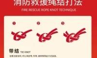消防安全救援：24种关键绳结打法教程