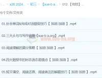 【完结】2024中考英语复习冲刺课程