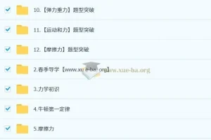 杨萌2025初二物理培训班（春上·全国版·A+）