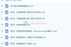 2024许润博初三中考数学全国版S寒假班（春季上）课程