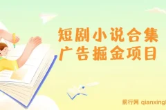 短剧小说合集广告掘金项目：揭秘与实操