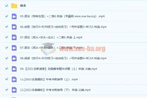林淼 2021 春初三英语春季尖端班 12 讲（带笔记）