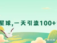 利用星球一天引流100+创业粉：实操项目介绍
