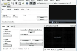 字幕编辑器(Subtitle Edit) 中文绿色便携版