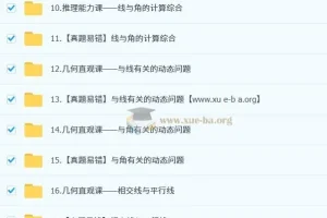 董小磊 2024-2025 初一数学培训班【秋下·全国版S】