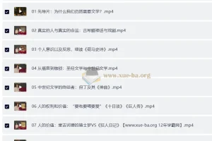 杜素娟《西方文学课：欧美经典名著解读》（完结）