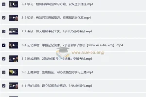 核聚北大学霸私藏高效学习术课程