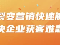 裂变营销课程：快速解决企业获客难题