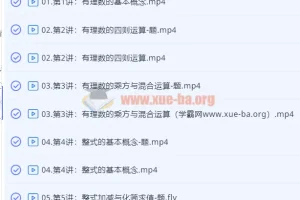 2019暑直播课：小升初六年级升初一数学勤学班（朱韬）