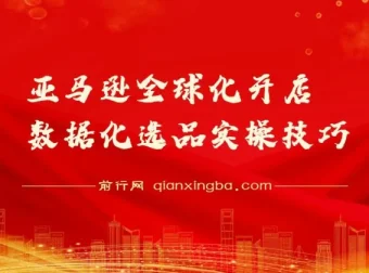 亚马逊全球化开店：数据化选品实操技巧课程