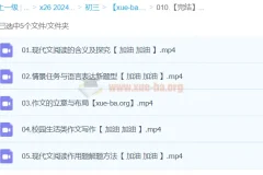 2024中考语文复习冲刺课程完结版