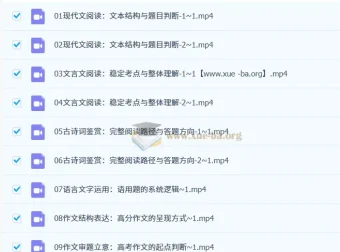 国家玮高考语文真题方法底盘学习营（2018-2023）精讲课程