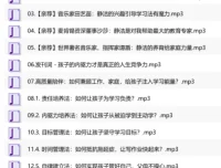 优等生养成课：激发孩子内驱力的系统方法（完结）