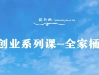 创业系列课全家桶：IP、流量、利润、私域9大课程，系统打通千万年利润路径