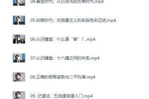 郎朗钢琴课：从入门到进阶的音乐大师课（完结）