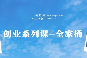 创业系列课全家桶：IP、流量、利润、私域9大课程，系统打通千万年利润路径
