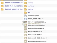 若依框架全套教程与插件集成包（前后端分离/微服务/不分离三版本）
