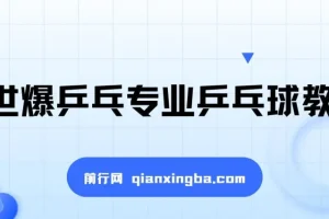 全世爆乒乓专业乒乓球教学课 系统化技术提升训练