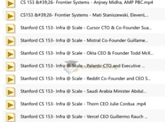 Stanford Frontier Systems 前沿系统课程合集
