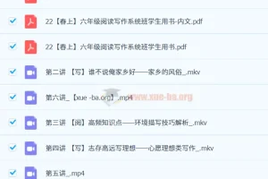 六年级语文阅读写作系统班（22春上）宋薇