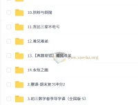 朱韬2026初三中考数学数理思维培训班（春上·全国版·S）系统课程