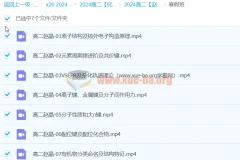 2024高二化学 赵晶 寒假班 系统精讲