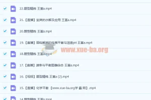 2023高考化学王嫤A班一轮复习暑假班+秋季班（22讲更新）系统课程