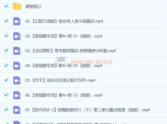 刘璐语文2024初中初二语文寒春班课程资源