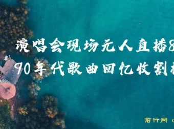 8090年代歌曲无人直播项目，演唱会现场回忆杀，挂载小风车日入1000+