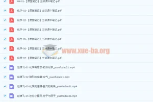 2022初三化学暑假尖端班 赵潇飞 系统课程