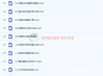 2023高考生物李林一轮复习课程（录播66讲+直播9讲）