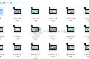 小笨猫 Wussywat the Clumsy Cat 26集全 BBC动画 英音原声 视频+音频