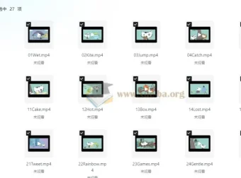 小笨猫 Wussywat the Clumsy Cat 26集全 BBC动画 英音原声 视频+音频