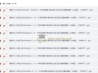 中考英语复习教材核心词汇知识点精讲精练（外研版）