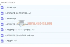 2023初三物理秋季班（叶诗婷）同步进阶课程