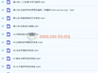 2023高考生物李林二轮复习录播课