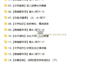 【2025初二春下】初中语文人文创作自主学习TY·A+ 张笑课程