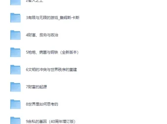 重塑世界观书单：10本洞悉社会本质的深度读物（EPUB电子书合集）