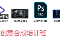 PS酷熊创意合成培训班（教程+素材）
