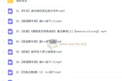 2024-2025初二语文宋北平A+全年班（暑假+秋季+寒假+春季）课程