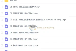 2024-2025初二语文宋北平A+全年班（暑假+秋季+寒假+春季）课程